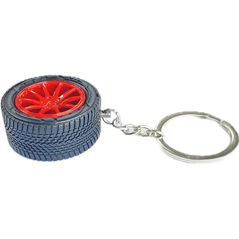 Ключодържател джанта с гума PG204 - Червен - 0