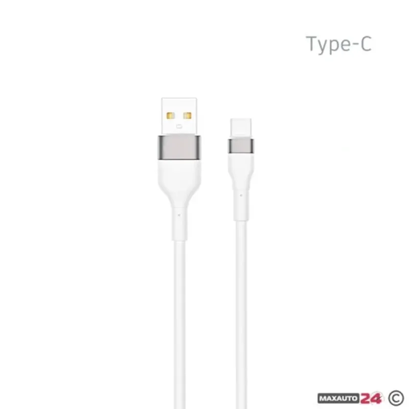 Кабел за зареждане TYPE C/USB 1 метър -  X124/159 - 0