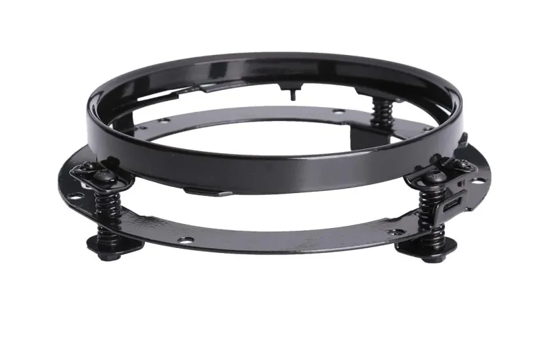 Комплект от 2бр Монтажна скоба стойка за кръгли фарове 7 инча 18см инча за мотоциклети и джипове - 0