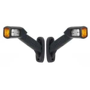 2 броя LED Диодни Странични Рогчета Маркери Габарити Светлини За Камион Тир Ремарке 12V