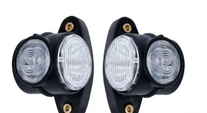 Комплект от 2бр LED Лед габарити светлини тип рогче за камион ремарке тир бус 12V-24V