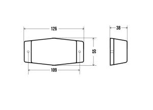 Комплект от 2 бр Габарит Маркер Мигач с крушка крушки оранжево стъкло 12v - 24v за Камион Трактор Багер Селскостопански Машини