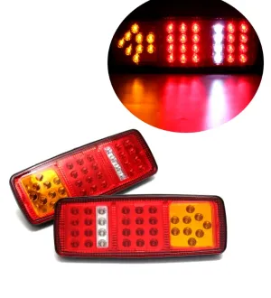 Комплект от 2 бр. LED стопове мигач задна светлина 24V за камион бус ТИР емарке