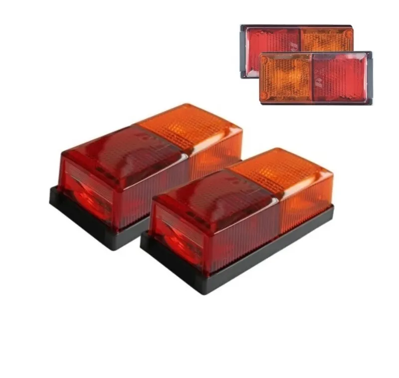 Комплект Стопове, Ляв и Десен, 4 Функции, Е-Мark, 12V-24V, Ремарке, Каравана, Камион, Агро Техника, Земеделски Машини - 0