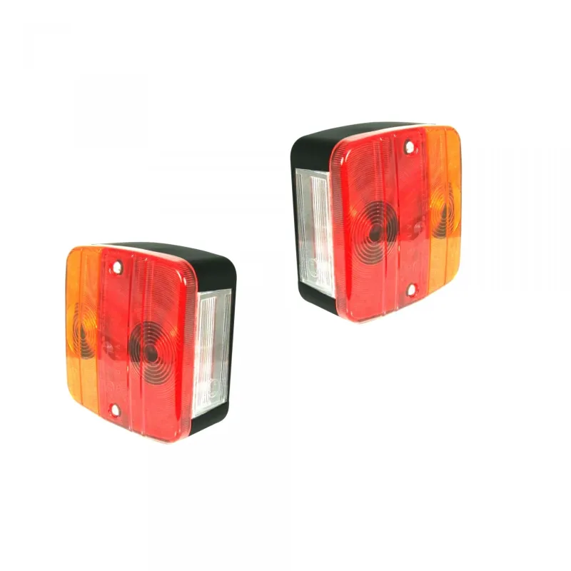 Комплект от 2 стоп светлини с 4 функции, за ремарке, камион, Караванa, Платформа 12V с крушки - 0