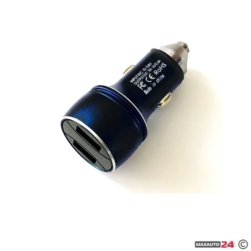 Универсално USB зарядно за кола с два порта - 2018 - 0
