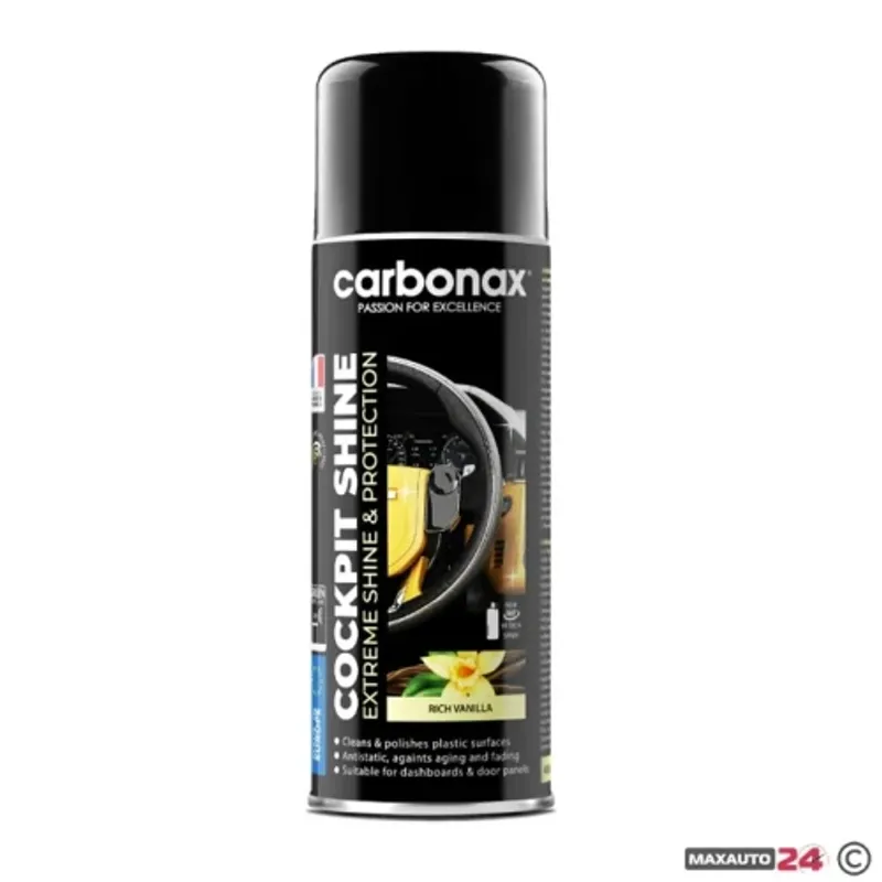 Спрей за полиране на табло Carbonax 400мл - Ванилия - 0