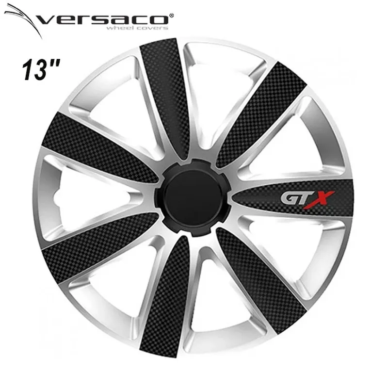 Тасове за джанти 13'' Versaco Carbon GTX - Black/Silver - 0