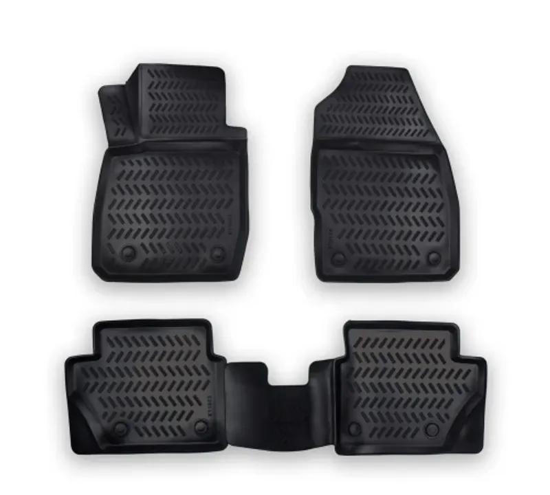 Комплект 4бр. 3D Гумени стелки за купе от TPE гума X-Series за FORD FIESTA 2002-2008г. - 0