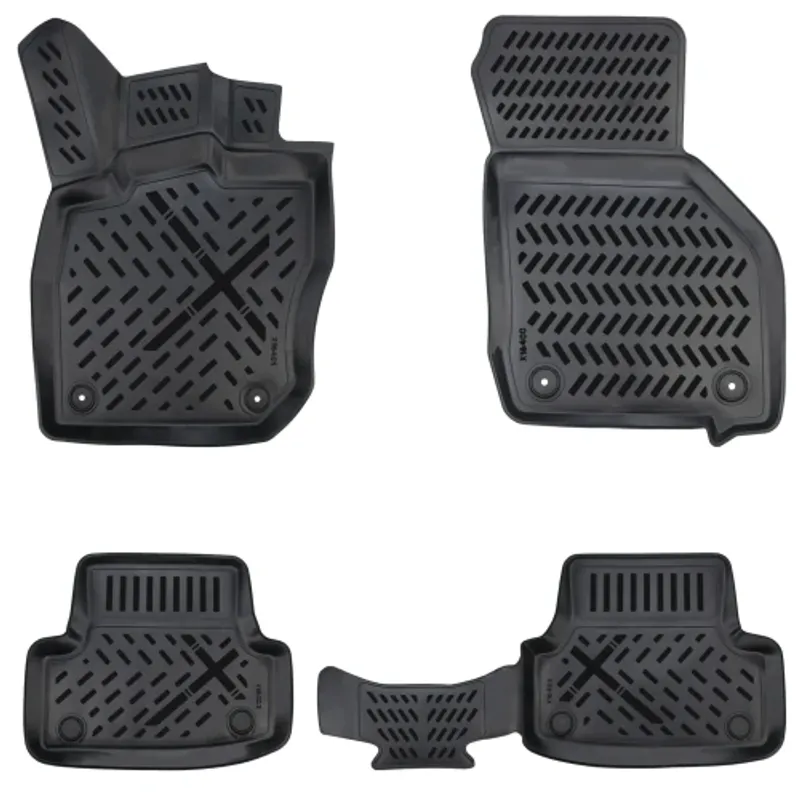 Комплект 4бр. 3D Гумени стелки за купе от TPE гума X-Series за AUDI A3 8Y 2021+ - 0