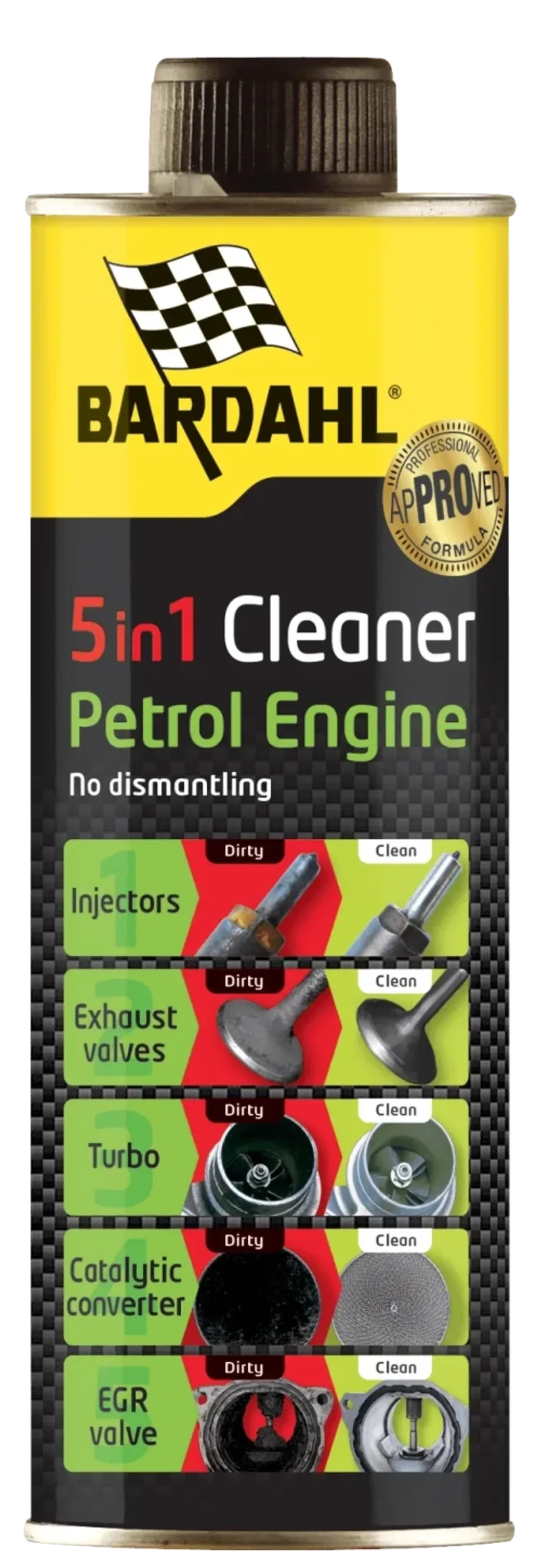 Добавка BARDAHL 5 в1 - Поддръжка на бензинова горивна система - 0