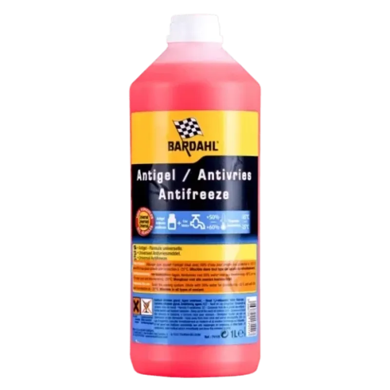 Антифриз BARDAHL Универсален, Концентрат. Червен 1L - 0