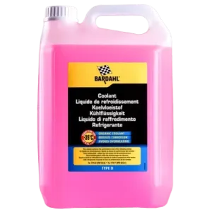 Антифриз BARDAHL. Готов за употреба -35°С., червен 5L