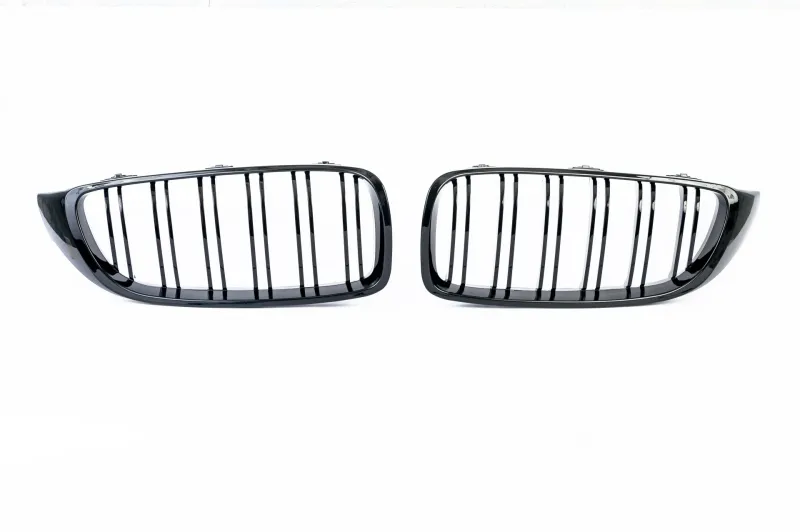 Бъбреци Решетки За БМВ BMW F32 F33 F36 Черен Гланц М4 Тип След 2013 - 0