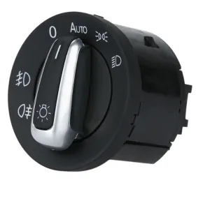 Ключ Бутон За Фарове Светлини VW Golf 5 Passat B6 Голф 5 6 Caddy Touran Tiguan Scirocco Jetta С Функция Ауто Хром 3C8941431A , 5ND941431B