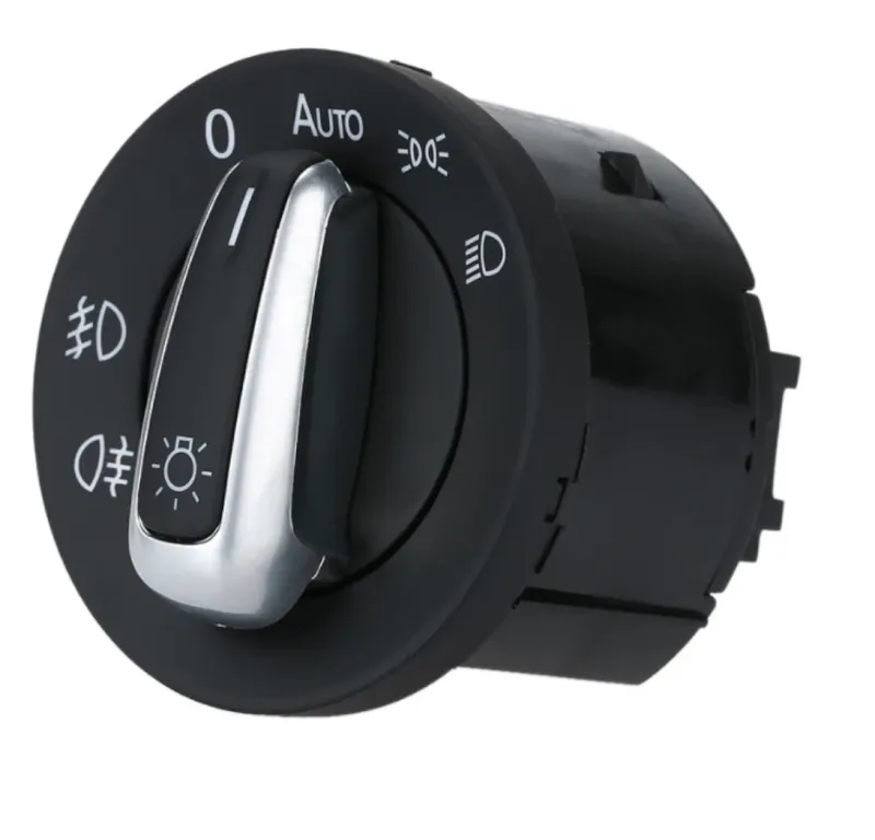 Ключ Бутон За Фарове Светлини VW Golf 5 Passat B6 Голф 5 6 Caddy Touran Tiguan Scirocco Jetta С Функция Ауто Хром 3C8941431A , 5ND941431B - 0