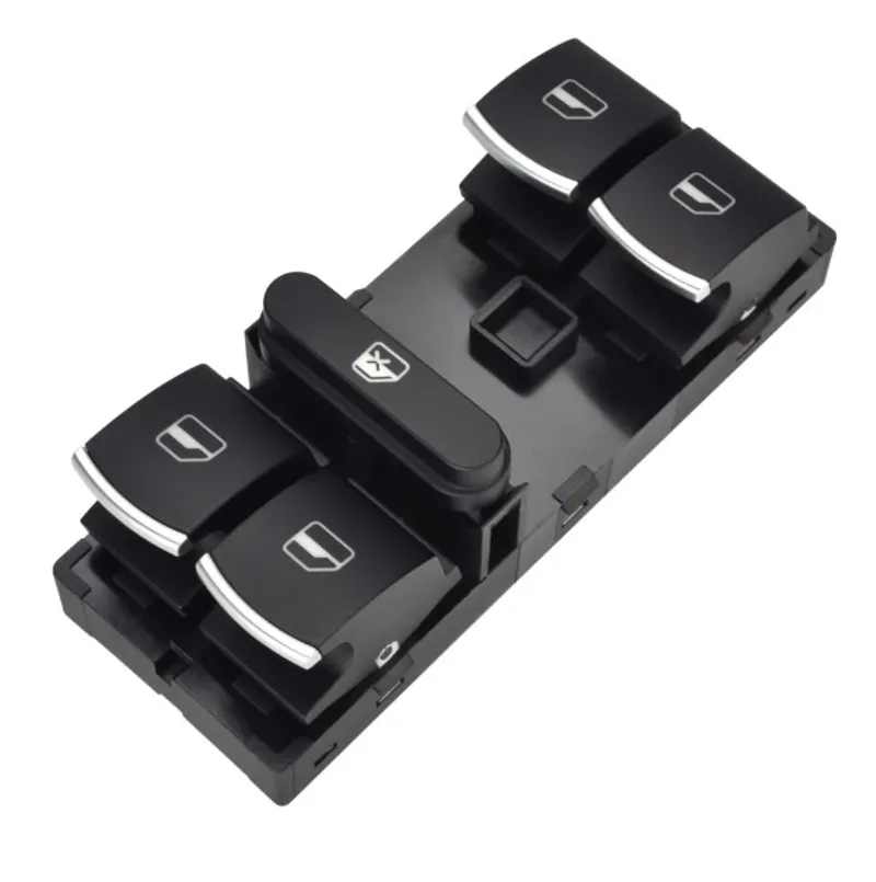 Бутони Панел Копче Хром Ел.Стъкла Голф 5 Пасат Б5 Golf 5 VW Passat 5ND959857B - 0