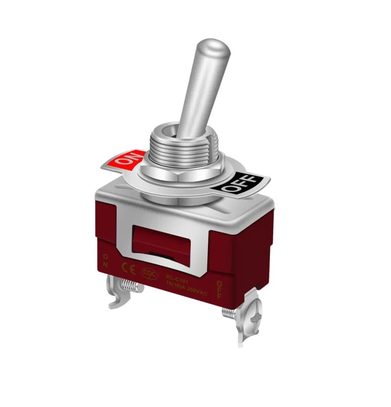 ЦК ключ превключвател с 2 позиции ОN-OFF 15A с 2 извода - 0