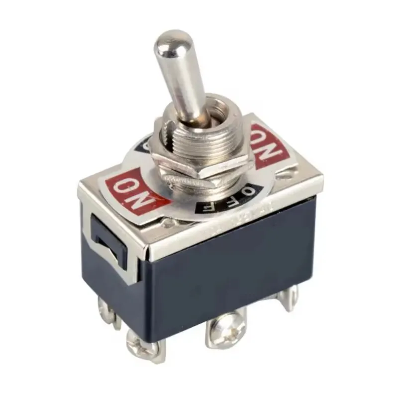 ЦК ключ превключвател с 3 позиции ОN-OFF-ON 10A с 6 извода - 0