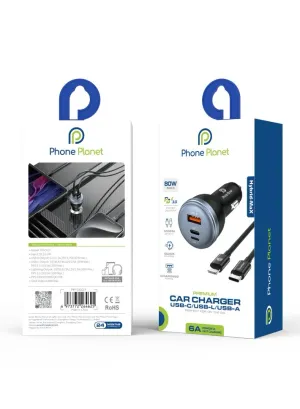 Адаптер Phone Planet 12V 80W