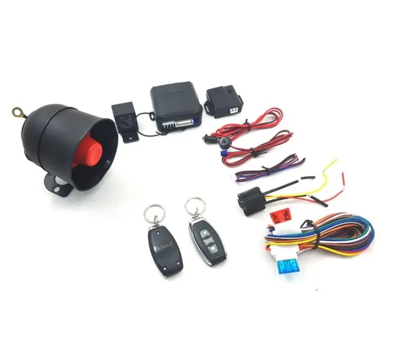 Универсална алармена система, аларма, имобилайзер, централно заключване и шок сензор (RT9) - 0