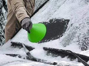 Конусовидна стъргалка за лед и фуния 2 в 1 Carmotion