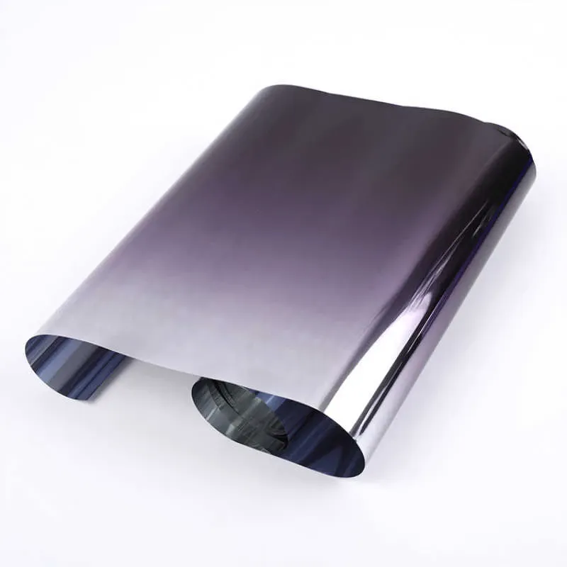 Сенник тип лента 20х150см Авто Фолио за Затъмняване на Стъкла, Прозорци, Черно-Сребрист, Огледален, Силвър - 0