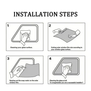 50 СМ X 3 Метра 50% Светло Черно Авто Фолио за затъмняване на стъкла прозорци + нож шпатула и кутия