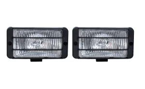 Комплект от 2бр. универсални халогени светлини фарове за мъгла с решетки 148mm x 75mm - 12V