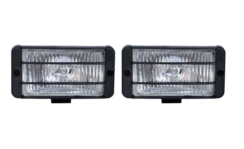 Комплект от 2бр. универсални халогени светлини фарове за мъгла с решетки 148mm x 75mm - 12V - 0