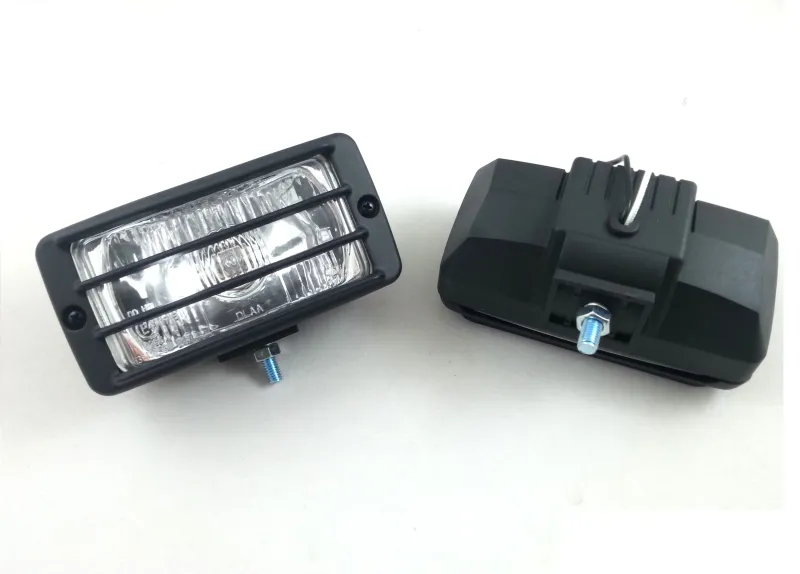 Комплект бели универсални халогени, светлини за автомобил, ролбар, джип, АТВ 12V - 0