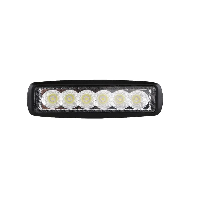 6 LED 18W Халоген Водоустойчива Светлина Работна Лампа 10-30V за Ролбар АТВ, Джип Разпръсната Светлина FLOOD - 0
