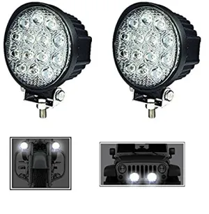 Универсален 42W Лед LED Халоген Фар Работна Лампа 12V - 24V за автомобил офроуд бус ван камион