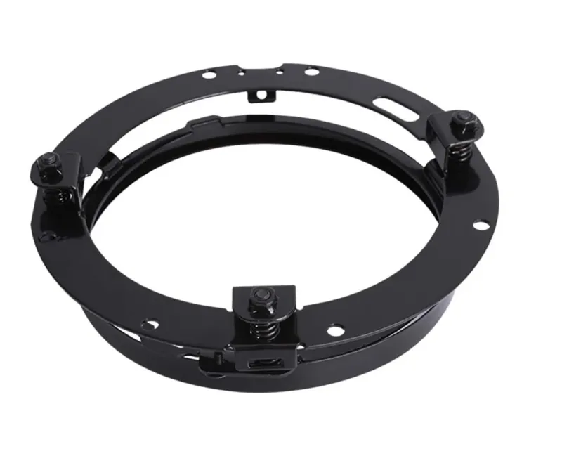 Монтажна скоба стойка за кръгли фарове 7 инча 18см за мотоциклети и джипове - 0