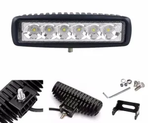 Универсален Лед LED Халоген Фар DRL дневни светлини 12V - 24V за автомобил офроуд бус ван камион