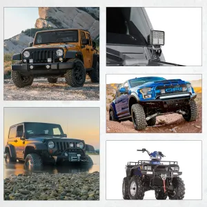 Мощен 162W LED 54 ЛЕД Диоден Фар Работна Лампа Прожектор Задна Светлина 12V 24V