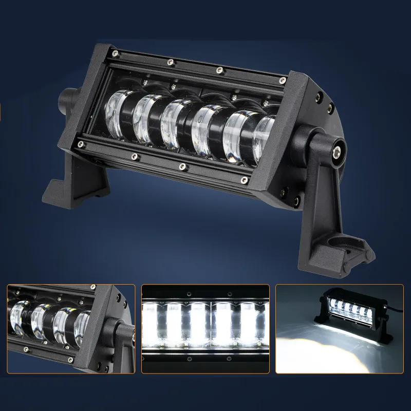 9D 27 СМ Led Bar Лед Бар Hi/Lo Къси Дълги Водоустойчив Удароустойчив 12V 24V 3840 LМ 48W С Лупи Off-Road Лед Бар За Джип ATV - 0