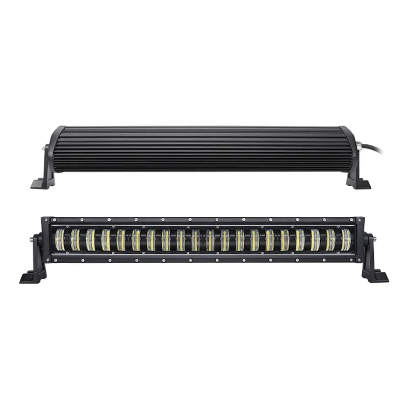 9D 63 СМ Led Bar Лед Бар Hi/Lo Kъси Дълги Водоустойчив Удароустойчив 12V 24V 12800 LМ 160W С Лупи Off-Road Лед Бар За Джип ATV - 0