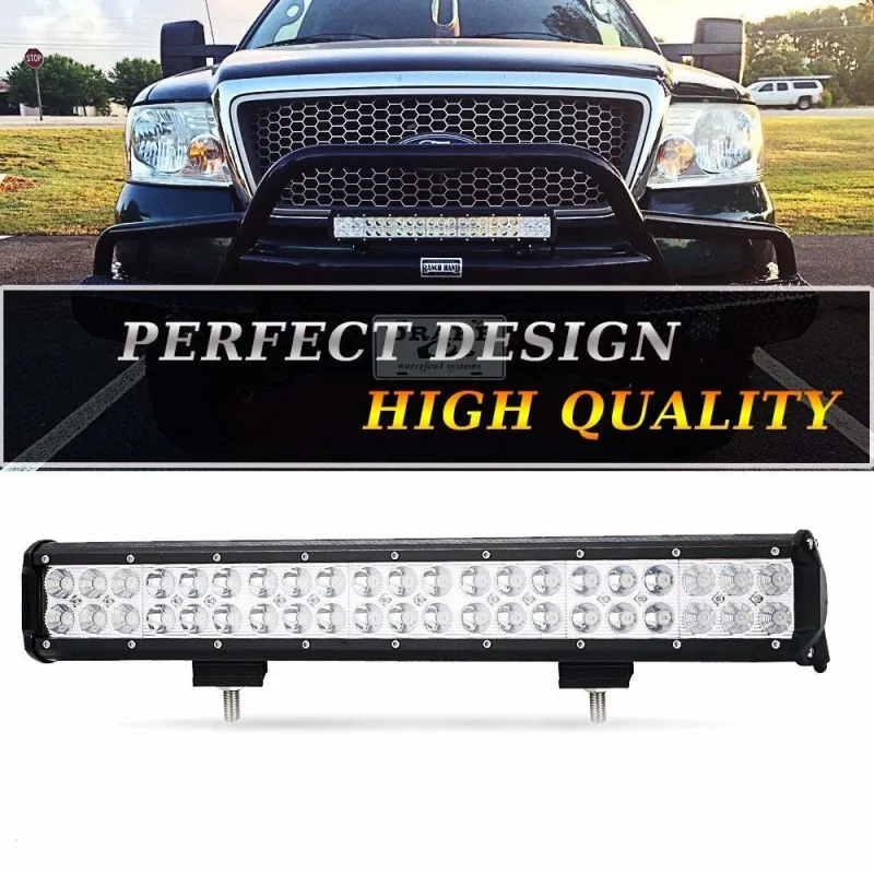50 См Мощен LED бар Flexzon с Комбинирана Combo светлина 126W 42 LED 12V 24V АТВ, Джип, 4х4, Offroad - 0