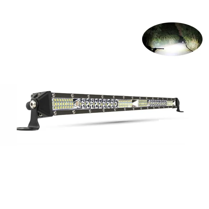 54 см LED Лед Диоден Бар , 9000 lm 180W, Ултра Тънък 12-24V Комбинирана Combo - Flood и Spot Светлина - 0