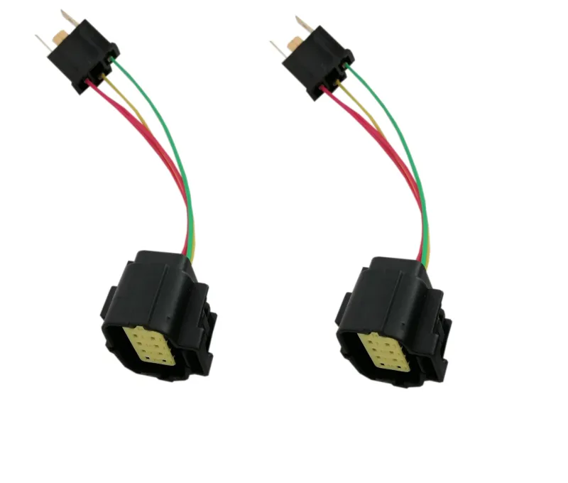 Комплект от 2бр. букси конектори за преден фар за камион Scania P G R S R420 R500 R520 R620 P500 - 0