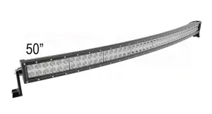 Извит 127См 288W Мощен Led Bar Лед Диоден Бар Прожектор с насочена бяла светлина 12V 24V