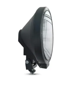 23см SIM BLACK EDITION Кръгъл халогенен фар светлини за мъгла с насочена светлина с черно стъкло 12V - 24V E- mark