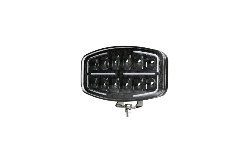 LED Халоген Фар DRL бяла/жълта светлина - 12-24V за джип, камион, агротехника и др. - 0