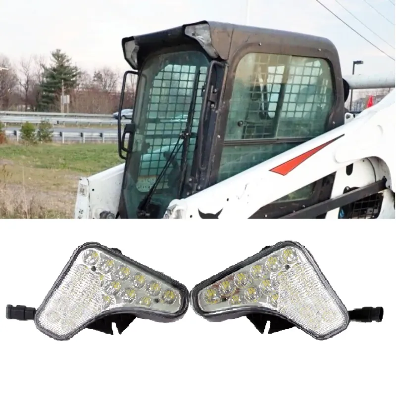 Комплект Лед Диодни Фарове Led Халогени OSRAM LEDs 188мм/174мм/150мм 90W Подходящи За Мини Багер Bobcat - 0