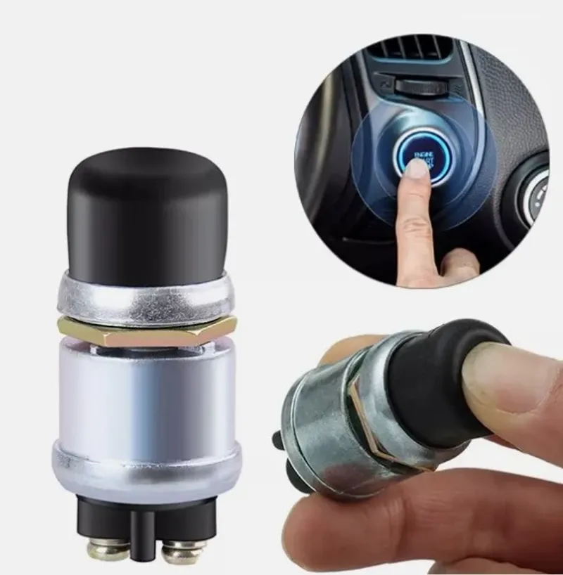 Универсален старт бутон за запалване палене клаксон тромба 12V - 0