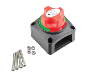 Ключ маса превключвател прекъсвач изолатор на акумулатор – въртящ се с 3 позиции, 12–24V, 200A