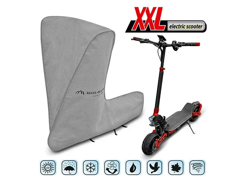 Покривало за електрическа тротинетка Kegel серия Basic размер XXL сиво 155см - 0