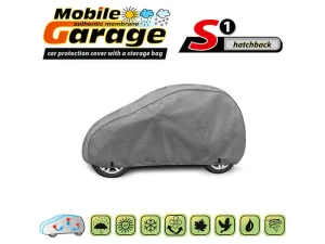Висококачествено Покривало Kegel серия Mobile Garage размер S1 за хечбек 250-270см x 134-143см, сиво