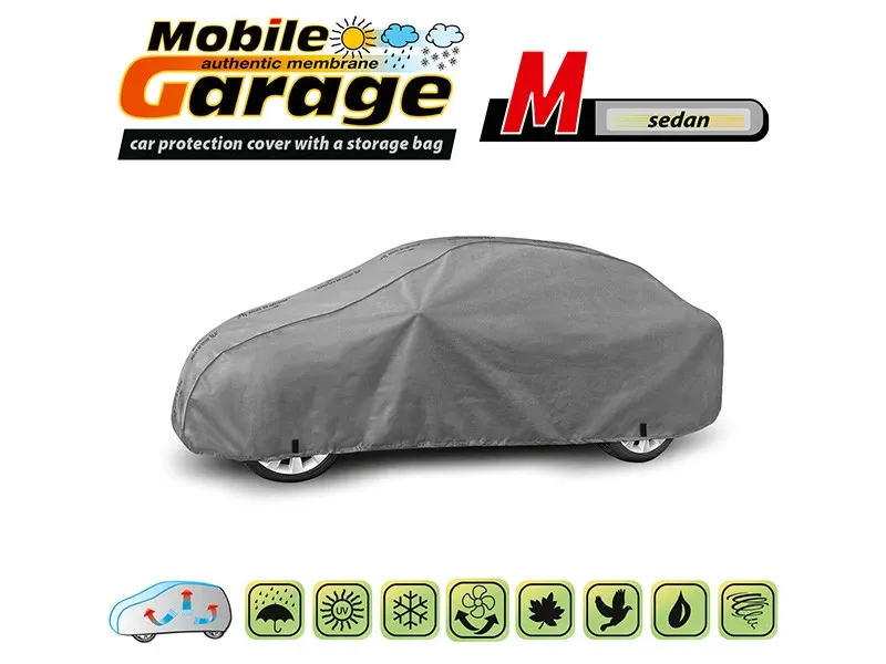 Висококачествено Покривало Kegel за Седан Sedan Автомобил Серия Mobile Garage размер M 380 - 425см х 126 - 136см - 0